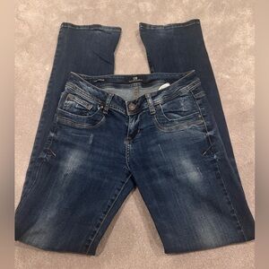 Women's Boot Cut Jeans - Dark Blue